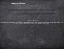 Tablet Screenshot of greenplaterule.com